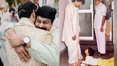 చిరంజీవి కాళ్ల మీద పడిన ఈ పిల్లవాడు ప్రస్తుతం స్టార్ హీరో అని మీకు తెలుసా..? ఎవరో కనిపెట్టండి..?