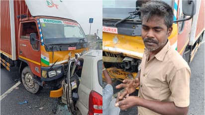 കാറും ലോറിയും കൂട്ടിയിടിച്ചു അപകടം; തമിഴ്നാട്ടിൽ 3 മലയാളികൾക്ക് ദാരുണാന്ത്യം, ഒരാൾക്ക് ഗുരുതര പരിക്ക്