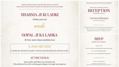 'Rs 2000 ki plate, no gifts only Google pay & cash': Hilarious wedding invitation card takes internet by storm
