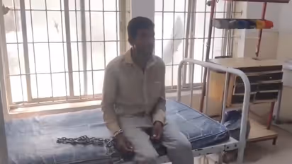 Telangana: Tribal farmer sits on hospital bed in handcuffs as he waits for doctor; video sparks outrage| WATCH
