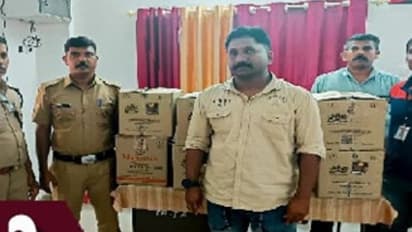 പരിശോധന കണ്ട് ഓട്ടോയുമായി കടന്നുകളയാൻ ശ്രമം, യുവാവിനെ സാഹസികമായി പിടികൂടി; കൈവശം  54 ലിറ്റർ മാഹി മദ്യം