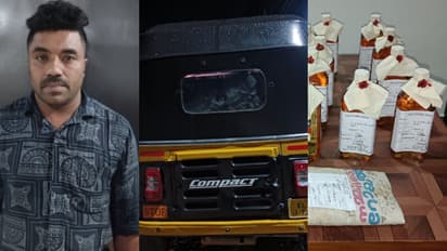 വിൽപ്പന ഓട്ടോയിൽ കറങ്ങിനടന്ന്, മാസങ്ങൾ നിരീക്ഷിച്ചു; യുവാവിൽ നിന്ന് പിടികൂടിയത് നിരവധി വിദേശ മദ്യക്കുപ്പികൾ