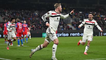 Amorim downplays on-pitch row between Man United teammates Hojlund & Amad, calls it 'very good sign' (WATCH)