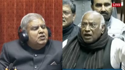 'താൻ കർഷക പുത്രൻ', വികാരാധീനനായി ജഗദീപ് ധൻകർ, തിരിച്ചടിച്ച് ഖർഗെ; ഭരണ -പ്രതിപക്ഷ ബഹളത്തില്‍ രാജ്യസഭ സ്തംഭിച്ചു