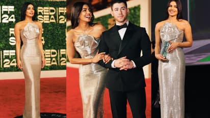 സില്‍വര്‍  ബോഡികോണ്‍ ഗൗണില്‍ തിളങ്ങി പ്രിയങ്ക ചോപ്ര; ചിത്രങ്ങള്‍ വൈറല്‍  