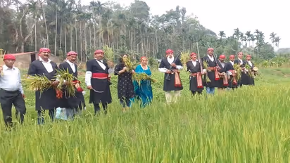 ಕೊಡಗಿನಲ್ಲಿ ಪುತ್ತರಿ ಹಬ್ಬದ ಸಂಭ್ರಮ: ಕದಿರು ಕೊಯ್ದು ಧಾನ್ಯ ಲಕ್ಷ್ಮಿಯ ಮನೆ ತುಂಬಿಕೊಂಡ ರೈತರು!