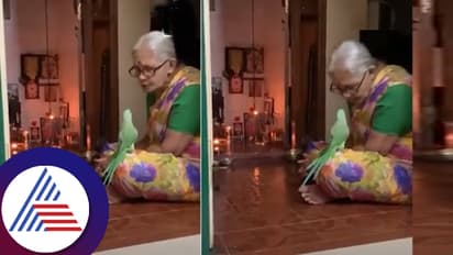 ವಿಷ್ಣು ಸಹಸ್ರನಾಮ ಹೇಳುವ ಗಿಳಿ! ಅಜ್ಜಿಯ ಜೊತೆಗಿನ ಕ್ಯೂಟ್‌ ವಿಡಿಯೋ ವೈರಲ್‌