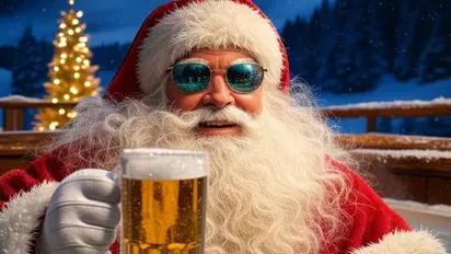 Santa Claus is an ALCOHOLIC! Experts have urged people to leave him booze-free treats this Christmas eve