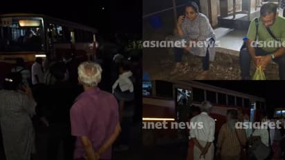 കെഎസ്ആർടിസി ഉല്ലാസയാത്രാ ബസ് കേടായി; മണിക്കൂറുകൾ പെരുവഴിയിൽ, പണം തിരികെ തരാതെ ബദൽ ബസിൽ കയറില്ലെന്ന് യാത്രക്കാർ