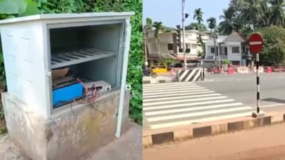 ട്രാഫിക് പൊലീസ് റോഡ് തുറന്നപ്പോൾ സിഗ്നലില്ല, നോക്കിയപ്പോൾ പെട്ടിയിലെ 8 ബാറ്ററികൾ കാണാനില്ല; റോഡടച്ചു, അന്വേഷണം