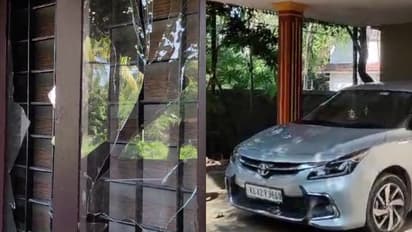 എക്സൈസ് ഉദ്യോഗസ്ഥന്റെ വീട്ടിൽ ആക്രമണം; കാറിന്റെ ബോണറ്റ് ഇടിച്ചു തകർത്തു, ഭാര്യക്ക് പരിക്ക്, പ്രതി പിടിയിൽ