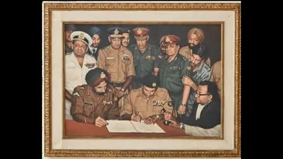 Vijay Diwas 2024: Iconic painting of Pakistan's surrender to Indian Army in 1971 installed at Manekshaw Centre
