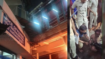 ശബരിമല സന്നിധാനത്തെ മേൽപ്പാലത്തിൽ നിന്ന് അയ്യപ്പ ഭക്തൻ താഴേക്ക് ചാടി; ആശുപത്രിയിൽ പ്രവേശിപ്പിച്ചു