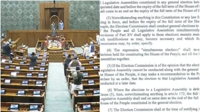 One Nation, One Election Bill in Lok Sabha: 269 votes in favour, 198 against; who's supporting, who's not?