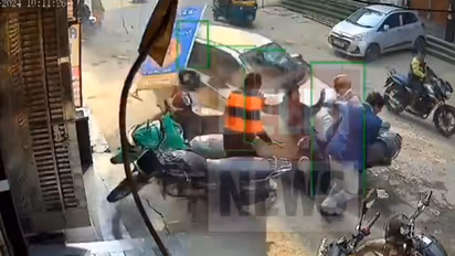 Caught on camera: Car driven by 17-year-old drags man, his grandson under it in Delhi (WATCH)