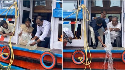 കൃത്രിമമായി ഉണ്ടാക്കിയ 30 ലക്ഷം വിത്തുകൾ കായലിൽ രണ്ടിടത്തായി നിക്ഷേപിച്ചു; കക്കയുടെ ഉൽപാദനം കൂട്ടുക ലക്ഷ്യം