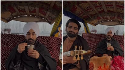 Diljit Dosanjh sips 'Kahwa', gives a glimpse of Kashmir's serenity [WATCH]