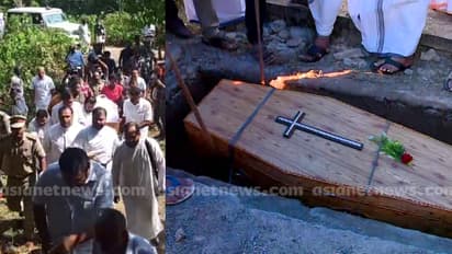 അച്ഛനും അമ്മയ്ക്കും ക്രിസ്മസ് സമ്മാനങ്ങളുമായി വന്ന മകൻ; നാടിൻ്റെ തീരാനോവായി എൽദോസ്; മൃതദേഹം സംസ്‌കരിച്ചു