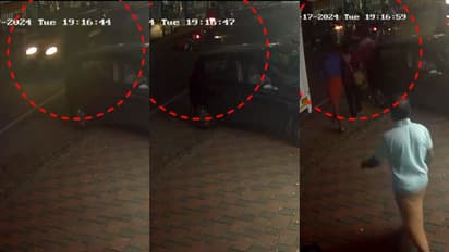 നവവരന്‍റെ ജീവൻ കവര്‍ന്ന സ്കൂട്ടര്‍ അപകടം; എരൂർ റോഡിലെ അപകടത്തിന്‍റെ സിസിടിവി ദൃശ്യങ്ങള്‍ പുറത്ത്