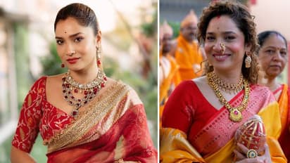 Ankita Lokhande hairstyle