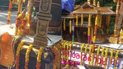 ഓട്ടോറിക്ഷയെ 'സഞ്ചരിക്കുന്ന ക്ഷേത്രമാക്കി', മോഡിഫിക്കേഷന്റെ മാരക വേർഷൻ; കയ്യോടെ പിടിച്ചെടുത്ത് എംവിഡി