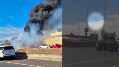 ലാൻഡിംഗിനിടെ നിയന്ത്രണം നഷ്ടമായി, കെട്ടിടത്തിലേക്ക് ഇടിച്ച് കയറി ചെറുവിമാനം, 2 പൈലറ്റുമാർക്ക് ദാരുണാന്ത്യം