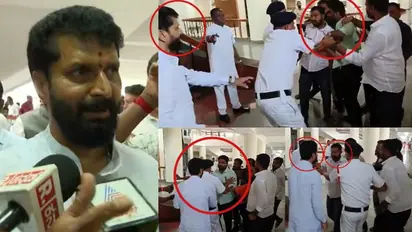 Karnataka Minister Lakshmi Hebbalkar's supporters attack BJP MLC CT ravi over obscene word usage allegations