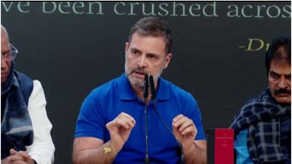 'ബിജെപിയുടെയും ആർഎസ്എസിൻ്റെയും നിലപാട് അംബേദ്കർ വിരുദ്ധമാണ്, അമിത് ഷാ മാപ്പ്പറയണം': രാഹുൽ ഗാന്ധി