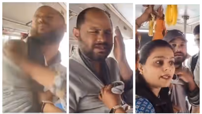 മദ്യപിച്ചെത്തിയ യുവാവ് കയറിപ്പിടിച്ചു; അയാളുടെ മുഖത്ത് 'ചറപറ' അടിച്ച് പ്രതികരിച്ച യുവതിക്ക് അഭിനന്ദനം; വീഡിയോ 