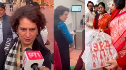 ಪ್ರಿಯಾಂಕಾಗೆ ಸಿಖ್ ದಂಗೆ ನೆನಪಿಸುವ ಬ್ಯಾಗ್ ಉಡುಗೊರೆ ನೀಡಿದ ಬಿಜೆಪಿ ಸಂಸದೆ