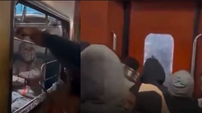 प्रवाशांचा संयम तुटला: दरवाजा बंद झाल्याने रेल्वेच्या खिडक्या फोडल्या