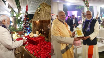 കേന്ദ്രമന്ത്രി ജോര്ജ്ജ് കുര്യന്റെ ഔദ്യോഗിക വസതിയിൽ വമ്പൻ ക്രിസ്മസ് ആഘോഷം; മുഖ്യാതിഥിയായി പ്രധാനമന്ത്രി
