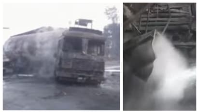 സിഎൻജി ട്രക്ക് വാഹനങ്ങളുമായി കൂട്ടിയിടിച്ചു; 7 മരണം, 35 പേർക്ക് പരിക്ക്, 30 വാഹനങ്ങൾ കത്തിനശിച്ചു