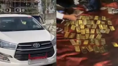 കാട്ടിൽ ഉപേക്ഷിച്ച നിലയിൽ ഇന്നോവ കാര്, അകത്ത് നിറയെ സ്വര്ണ ബിസ്കറ്റ്, തീര്ന്നില്ല 10 കോടിയുടെ നോട്ടുകെട്ടും