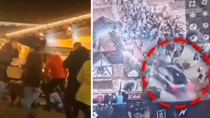 German Christmas Market Horror: CCTV footage reveals chilling moments of car attack that killed 2, injured 60