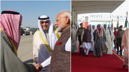 പ്രധാനമന്ത്രി നരേന്ദ്ര മോദി കുവൈത്തിലെത്തി