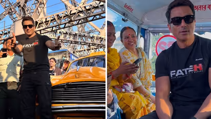 Sonu Sood in Kolkata: Actor visits iconic Coffee House, rides yellow taxi and takes selfies with fans