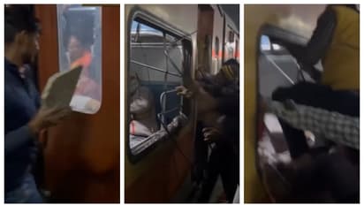 ഭയക്കണം ഈ യാത്ര; കല്ല് കൊണ്ട് അന്ത്യോദയ എക്സ്പ്രസിന്റെ ഗ്ലാസുകൾ തകർക്കുന്ന വീഡിയോ, സംഭവം യുപിയില്
