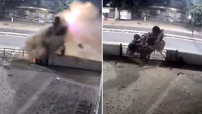 Viral video: 5 escape unhurt as speeding SUV flips 8 times in Rajasthan, ask for tea after incident (WATCH)