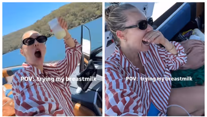 ക്രിസ്മസ് പാർട്ടിക്കിടെ സഹപ്രവർത്തകർക്ക് കുപ്പിയിലാക്കിയ മുലപ്പാൽ നൽകി ഇൻഫ്ലുവൻസർക്ക് വിമര്ശനം; വീഡിയോ വൈറൽ