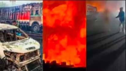 ಮಾನವೀಯತೆ ಮರೆತರ ಜನ: ಬೆಂಕಿ ತಗುಲಿಸಿಕೊಂಡು 600 ಮೀಟರ್ ನಡೆದರು ಸಹಾಯಕ್ಕೆ ಬಾರದೇ ವೀಡಿಯೋ ಮಾಡಿದ್ರು