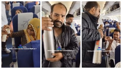 'എന്തോന്നെടേയ് ഇതൊക്കെ?' 36,000 അടി ഉയരത്തിൽ പേപ്പർ കപ്പിൽ ചായ ഒഴിച്ച് കൊടുക്കുന്ന ഇന്ത്യക്കാരന്റെ വീഡിയോ