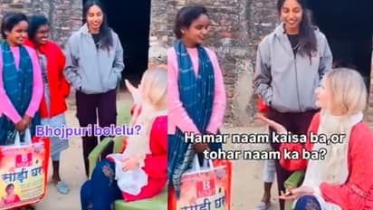 বিদেশি মহিলা গড়গড়িয়ে বলছেন ভোজপুরি, সোশ্যাল মিডিয়ায় ভাইরাল ভিডিও দেখে অবাক সকলে