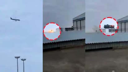 72 பேரின் கதி என்ன? பயணிகள் விமானம் கஜகஸ்தான் அருகே விபத்து - வைரல் வீடியோ!