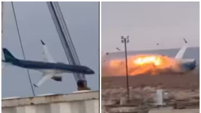 നിലത്തുമുട്ടിയതും അഗ്നിഗോളമായി; യാത്രക്കാരുമായി റഷ്യയിലേക്ക് പറക്കുകയായിരുന്ന വിമാനം കസാഖിസ്ഥാനിൽ തകർന്നുവീണു