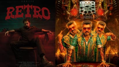 முன்பதிவிலேயே குட் பேட் அக்லி சாதனையை சல்லி சல்லியாய் நொறுக்கிய ரெட்ரோ!