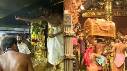 ശബരിമല സന്നിദാനം ഭക്തിസാന്ദ്രം, തങ്കയങ്കി ചാര്ത്തി അയ്യപ്പന് ദീപാരാധന, ദര്ശന സായൂജ്യം നേടി ഭക്തർ