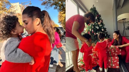 மறக்கமுடியாத கிறிஸ்துமஸ்! கணவர், குழந்தைகளுடன் கொண்டாடிய நயன்தாரா!