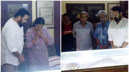 എംടിക്ക് അരികിൽ മോഹൻലാൽ; 'ഒരു വലിയ മനുഷ്യന്റെ വിയോഗം, ഞാൻ ആ സ്നേഹം വേണ്ടുവോളം അനുഭവിക്കാൻ ഭാഗ്യമുണ്ടായ ആൾ' 