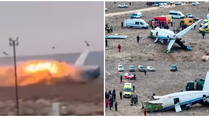 നിലത്ത് പതിച്ച വിമാനം തീ​ഗോളമായി, യാത്രക്കാരിൽ പകുതിയിലേറെയും മരിച്ചു; നൊമ്പരക്കാഴ്ചയായി കസാഖിസ്ഥാനിലെ അപകടം